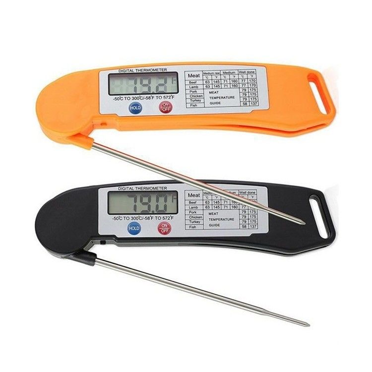 58F - 572F Digital Food Thermometer BBQ Meat Thermometer With Folding Probe